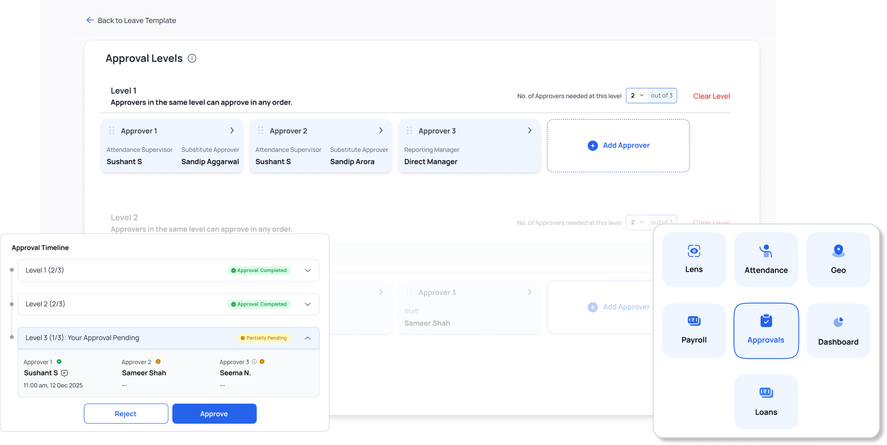 Approvals Dashboard