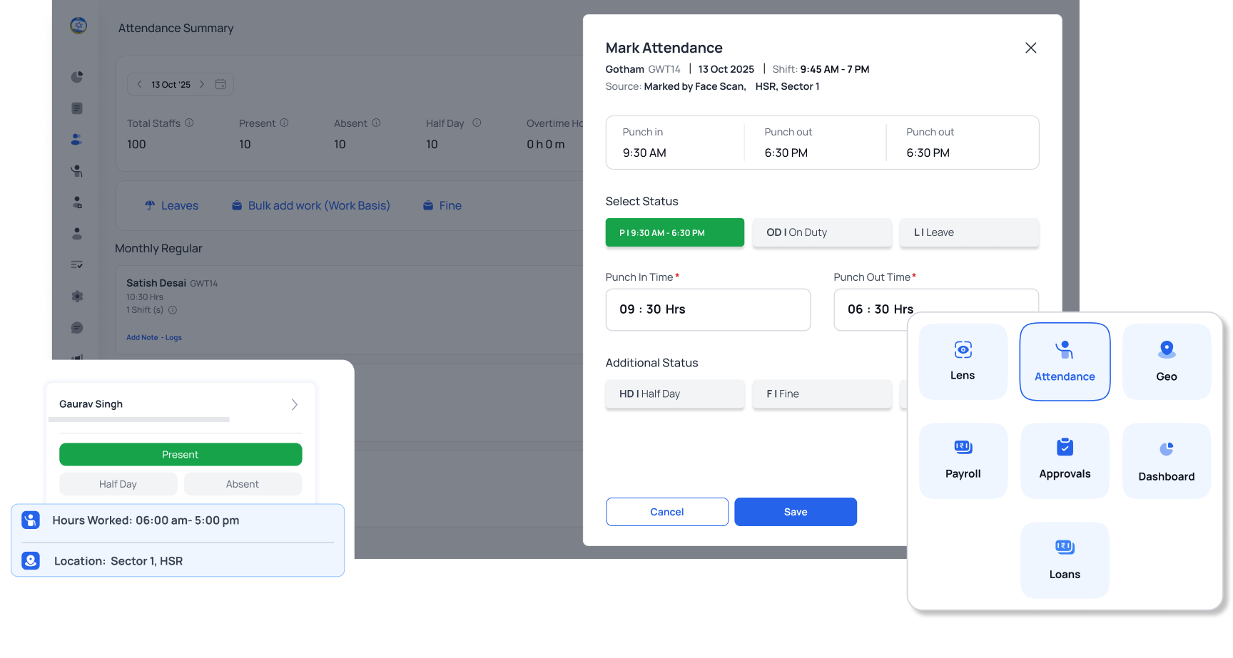Attendance Dashboard